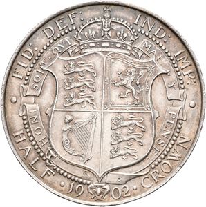 Edward VII, 1/2 crown 1902