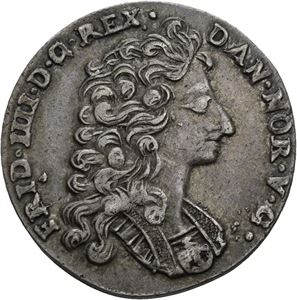 FREDERIK IV 1699-1730. KONGSBERG. 1 mark 1716. S.5