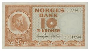 10 kroner 1954 C