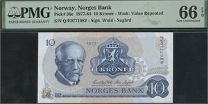 10 kroner 1977 QÆ