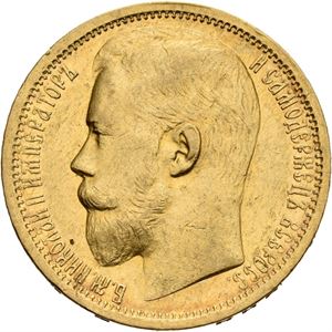 Nikolai II, 15 rubel 1897