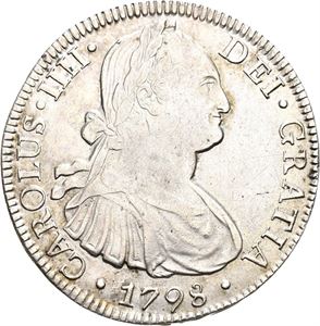 Carl IV, 8 reales 1798 FM