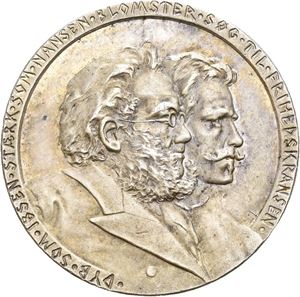 1899. Ibsen og Nansen. Sølv uten hempe
