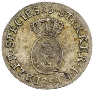 1/15 speciedaler 1797. S.14. Ex. Kjøpt av Oslo Mynthandel a/s, kjøpsdato 11/8-2010