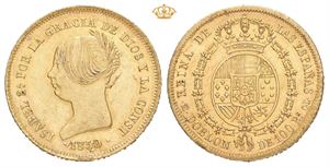 Isabella II, 100 reales 1850. CL. Madrid