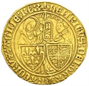 Ayuitania, Henrik VI 1422-1453, salut d`or
