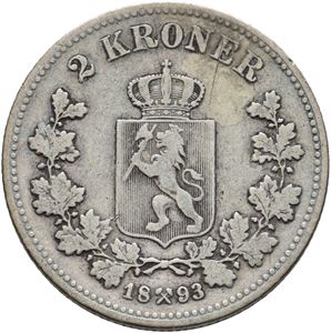 2 kroner 1893