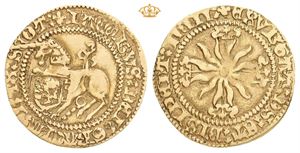 James IV (1488-1513). AV half unicorn (19,5 mm; 1,87 g). u.år/n.d. Type I. Edinburgh