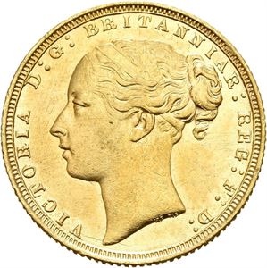 Victoria, sovereign 1872