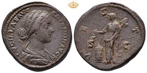 Lucilla. Augusta, AD 164-182. Æ sestertius (27,76 g).