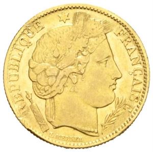 2. republikk, 10 francs 1851 A.