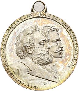 1899. Ibsen og Nansen. Sølv