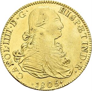 Carl IV, 8 escudos 1805