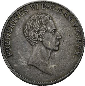 FREDERIK VI 1808-1839, Speciedaler 1826. S.2