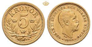 Sverige 5 kr 1882