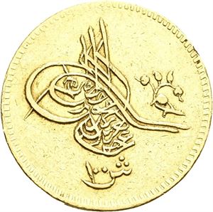 Abd al-Aziz, 100 qirsh 1873