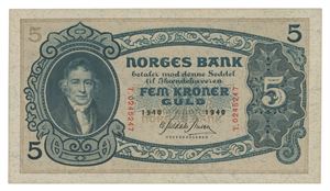 5 kroner 1940. T0245247
