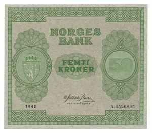 50 kroner 1945. A4526895