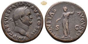 Vespasian. AD 69-79. Æ as (10,90 g).