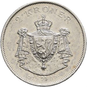 2 kroner 1907 jub