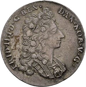 FREDERIK IV 1699-1730. 1 mark 1716. S.5