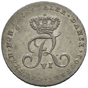 1/6 rigsdaler 1808 (Offermark). S.1