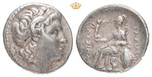 KINGS of THRACE. Lysimachos, 305-281 BC. AR drachm (18,5 mm; 4,16 g)