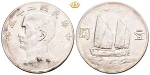 Sun-Yat sen. Dollar år 23 (=1934)