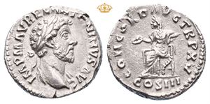 Marcus Aurelius, AD 161-180. AR denarius (3,23 g)