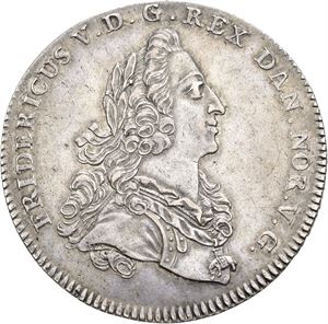 FREDERIK V 1746-1766 Reisedaler 1749. S.4