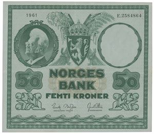 50 kroner 1961. E.2584864.