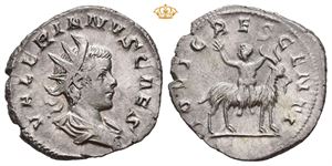 Valerian II, as Caeasar, AD 256-258. AR antoninianus (3,43 g; 21,5 mm)