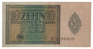 Germany. 10 billioner mark 1924. B3390809