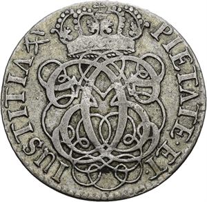 CHRISTIAN V 1670-1699. KONGSBERG. 1 mark 1697. S.5