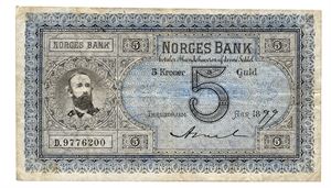 5 kroner 1899. D9776200. Arnet.