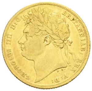 George IV, sovereign 1823.