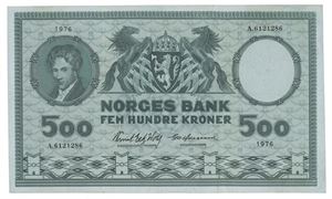 500 kroner 1976. A6121286