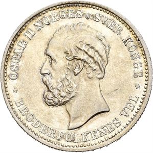 Oscar II. 2 kroner 1890