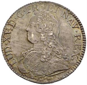 Ludvig XV, ecu 1731 X.