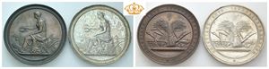 Kristians Amts Landbrugsforening. Bronse og sølv 43 mm