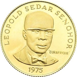 Leopold Sedar Senghor, 500 francs 1975