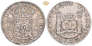 Philip V, 8 reales 1742. MF