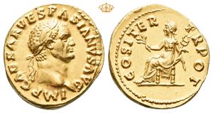 Vespasian. AD 69-79. AV aureus (7,25 g).