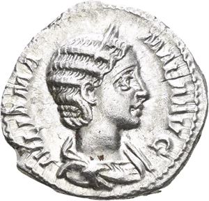 JULIA MAMAEA d.235 e.Kr., denarius, Roma 231 e.Kr. R: Venus stående