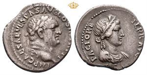 Vespasian. AD 69-79. AR denarius (2,73 g).