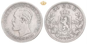 50 øre/15 skilling 1874