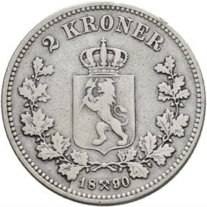 2 kroner 1890