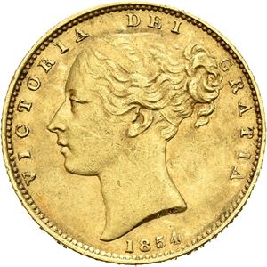 Victoria, sovereign 1854