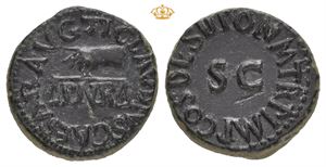 Claudius, AD 41-54. Æ quadrans (16,5 mm; 3,20 g)