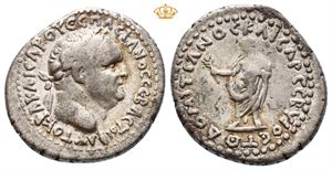 CAPPADOCIA, Ceasarea-Eusebia. Vespasian. AD 69-79. AR didrachm (6,64 g).